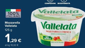 Carrefour Market Mozzarella vallelata offerta