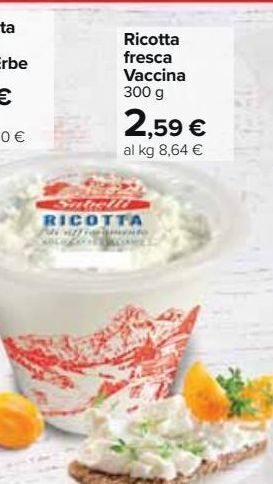 Carrefour Market Ricotta fresca vaccina offerta