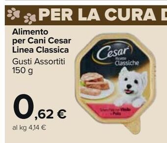 Carrefour Market Alimento per cani cesar linea classica offerta