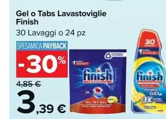 Carrefour Market Gel o tabs lavastoviglie finish offerta