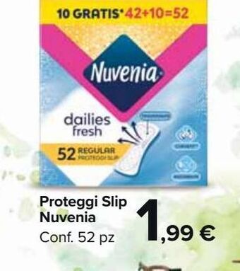 Carrefour Market Proteggi slip nuvenia offerta
