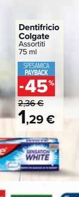 Carrefour Market Dentifricio colgate offerta