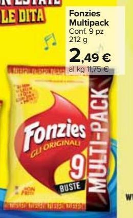 Carrefour Market Fonzies multipack offerta