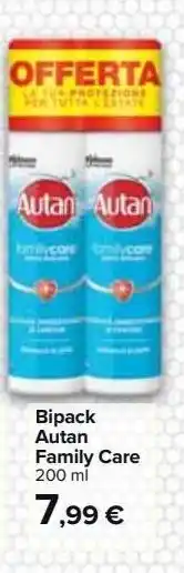Carrefour Market Bipack autan family care offerta
