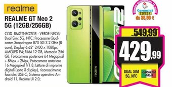 Wellcome Realme GT Neo 2 5G (12GB/256GB) offerta