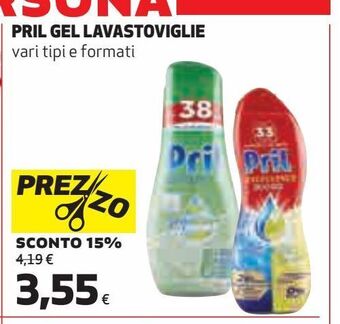 Ipercoop Pril gel lavastoviglie offerta