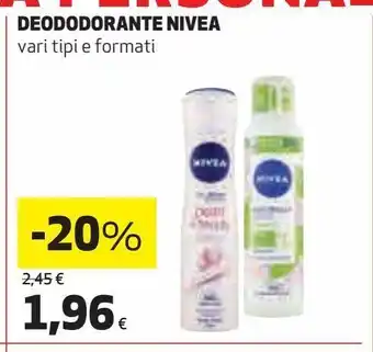 Ipercoop Deodorante nivea offerta