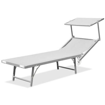 Brico Bravo Lettino pieghevole bianco 180x55x36cm ibiza offerta