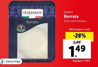 Lidl Italiamo Burrata 200 g offerta