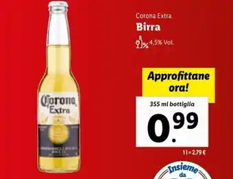 Lidl Corona Extra Birra 355 ml offerta