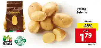 Lidl Patate Selenio 1,5 kg rete offerta