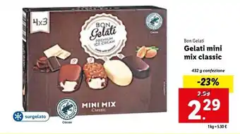 Lidl Bon Gelati Gelati mini mix classic 432 g offerta