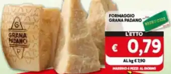 Grana Padano formaggio