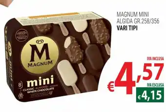 Algida Magnum mini 258/356 gr vari tipi