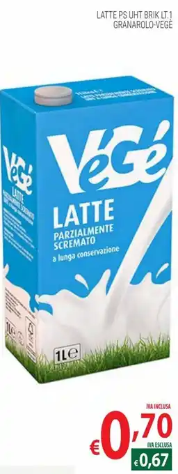 Granarolo-Vegé Latte Ps Uht brik 1 lt.