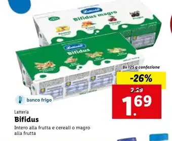 Lidl Latteria Bifidus 8 x 125 g offerta
