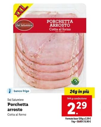 Lidl Dal Salumiere Porchetta arrosto 144 g offerta