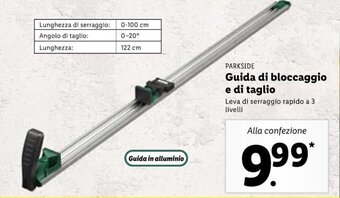 Lidl Parkside Guida di bloccaggio e di taglio offerta