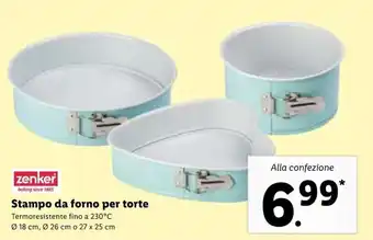 Lidl Zenker Stampo da forno per torte offerta