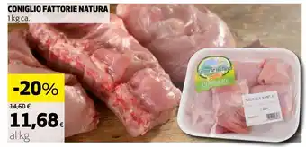 Ipercoop Coniglio fattorie natura offerta