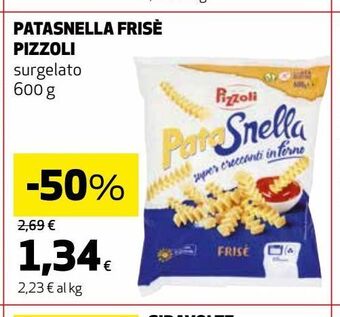 Ipercoop Patasnella frisè pizzoli offerta