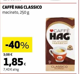 Ipercoop Caffè hag classico offerta