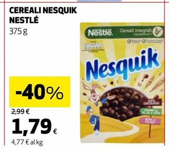 Cereali nesquik nestlè