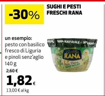 Ipercoop Sughi e pesti freschi rana offerta