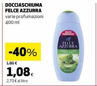 Ipercoop Docciaschiuma felce azzurra offerta