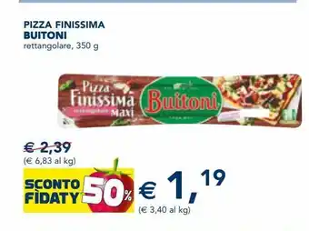 Esselunga Pizza finissima buitoni rettangolare, 350 g offerta