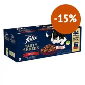 Zooplus Prezzo speciale! 44 x 80 g felix sfilaccetti rustici in buste offerta