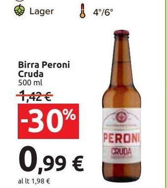 Carrefour Market Birra peroni cruda offerta