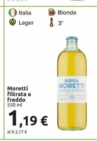 Carrefour Market Moretti filtrata a freddo offerta