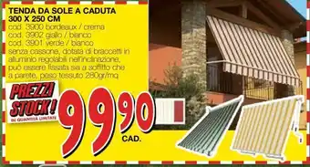 Mondo Brico Tenda da sole a caduta offerta