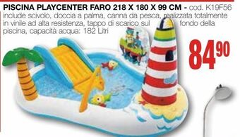 Piscina playcenter faro 218 x 180 x 99 cm