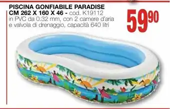 Mondo Brico Piscina gonfiabile paradise offerta