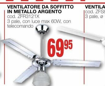 Mondo Brico Ventilatore da soffitto offerta