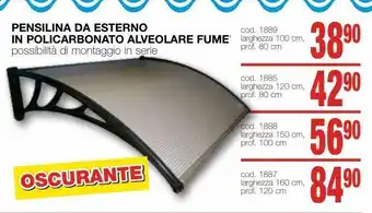 Mondo Brico Pensilina da esterno offerta