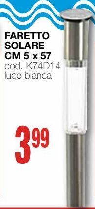 Mondo Brico Faretto solare offerta