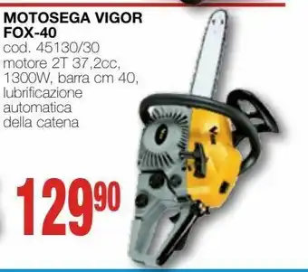Mondo Brico Motosega vigor offerta