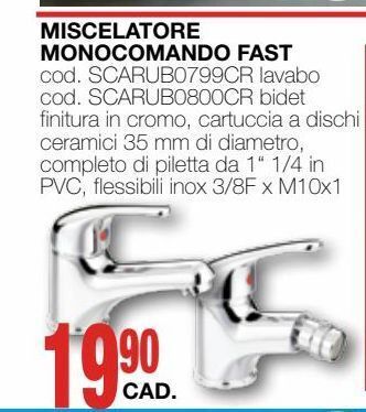 Mondo Brico Miscelatore monocomando fast offerta