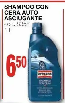 Shampoo con cera auto asciugante