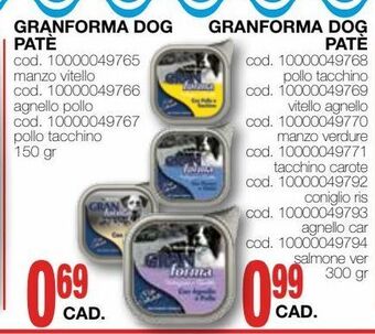 Granforma dog patè