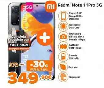 Expert Redmi Note 11Pro 5G offerta