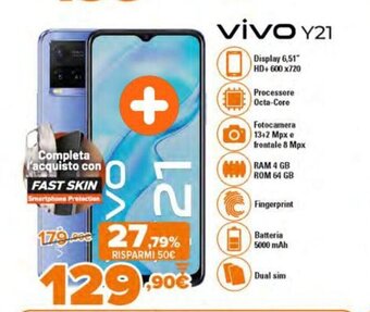 Expert Vivo Y21 offerta
