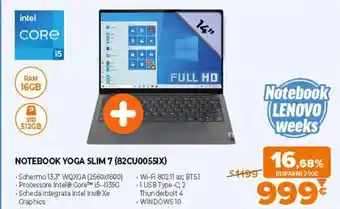 Lenovo Notebook Yoga Slim 7 (82CU0055IX)