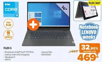Expert Lenovo Flex 5 offerta