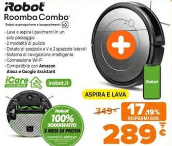 Expert Robot Roomba Combo offerta