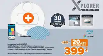 Expert Robot aspirapolvere Mod. RR7687 offerta