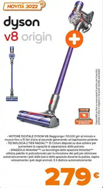Expert dyson v8 origin offerta